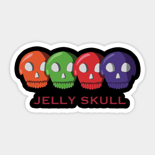 Jelly skull Sticker